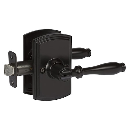 Delaney Hardware Italian Collection Sorado Black Bed/Bath Door Handle 362104